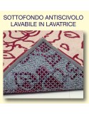 Trama & Ordito ROSE tappeto multiuso cm 100x150 Jacquard ciniglia